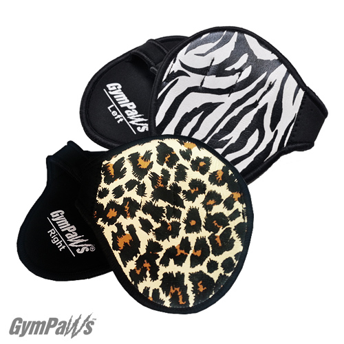 Lifting Grips, Leather Lifting Grips, Weight Lifting Grips, Cheetah - Zebra