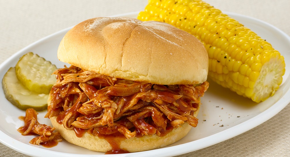 Sweet and smoky pulled chicken crockpot recipe