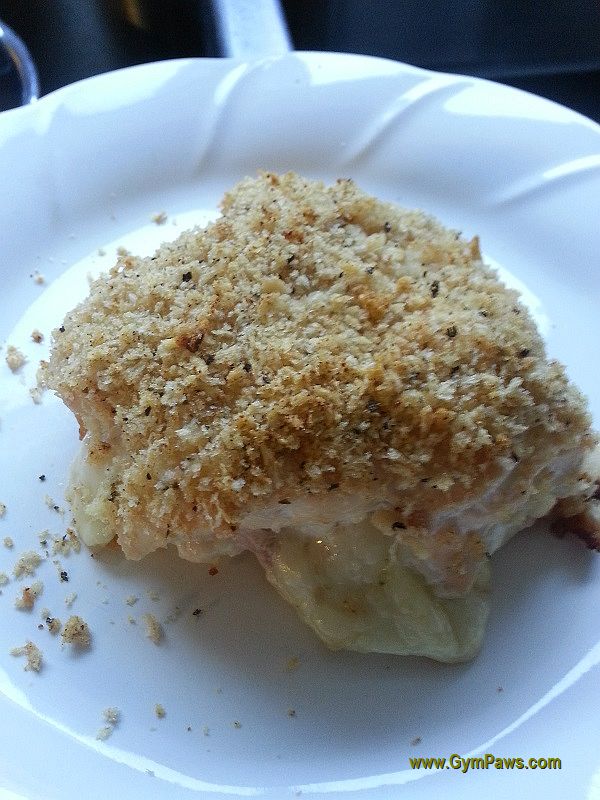 Healthy Chicken Cordon Bleu Recipe - Weight Lifting Grips