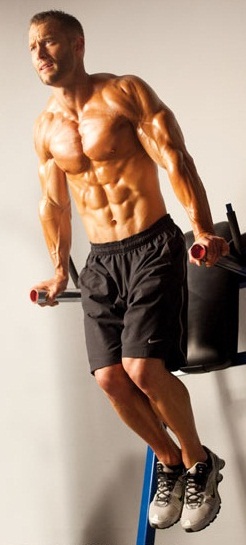 Parallel Bar Dips for Triceps Get Huge Arms
