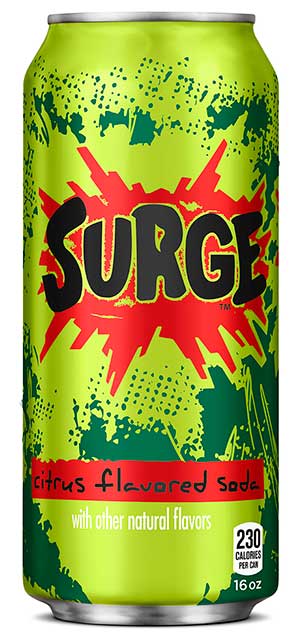 Surge Soda Calories - Surge Nutrition Facts