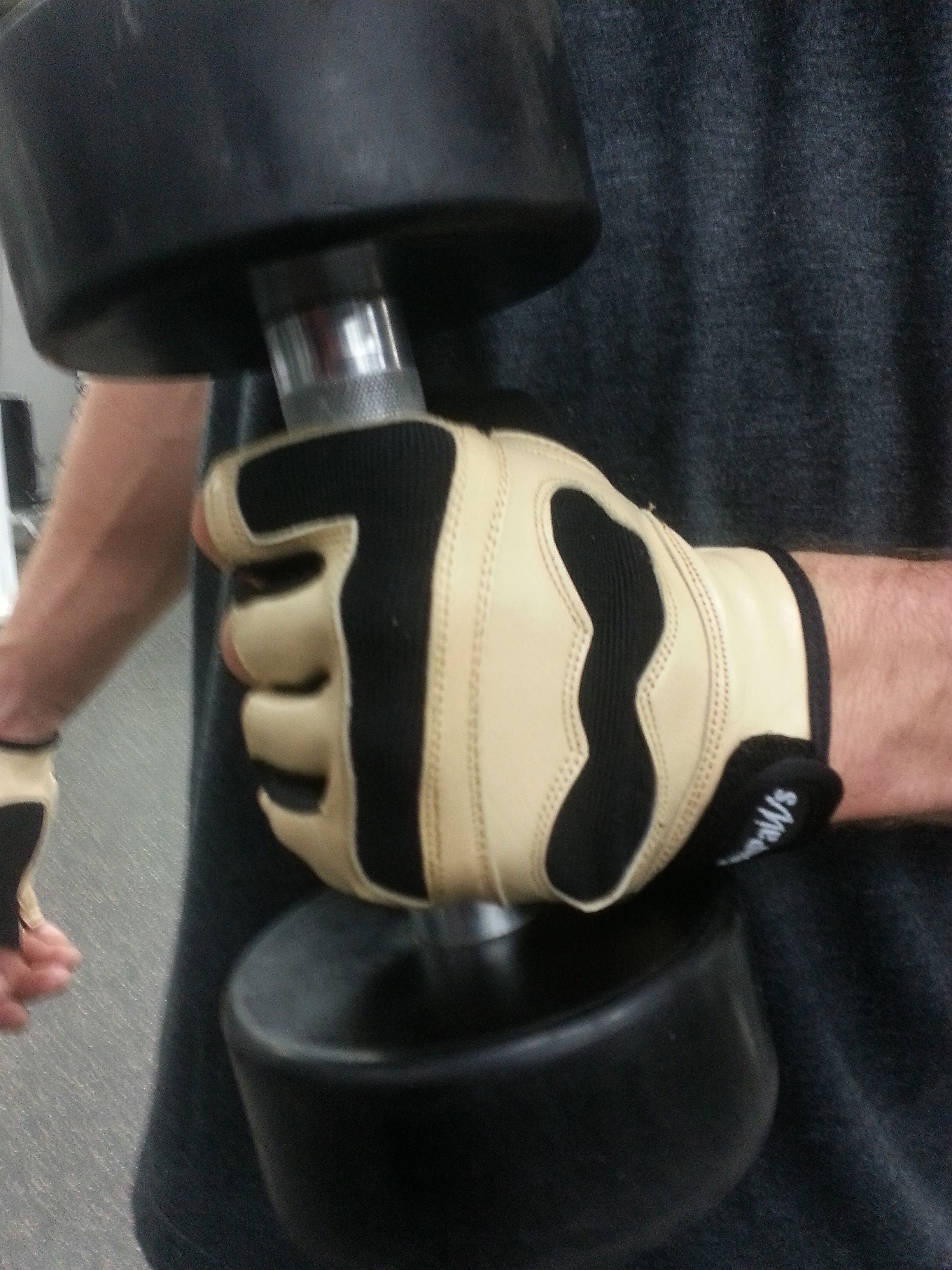 The Swolemate Gym Gloves - Men's Natural