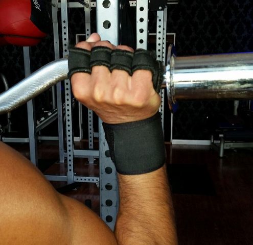 Lifting Grips Wrist Support
