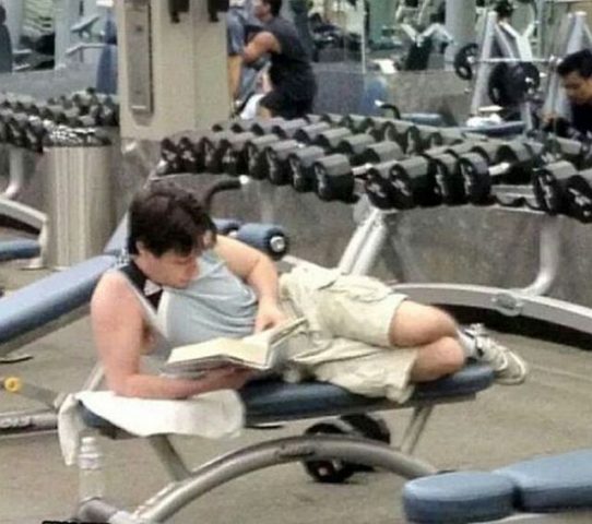 Texting While Weightlifting