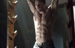 salmon ladder workout, crossfit gloves, stephen amell, american ninja warrior workout, hot shirtless guys