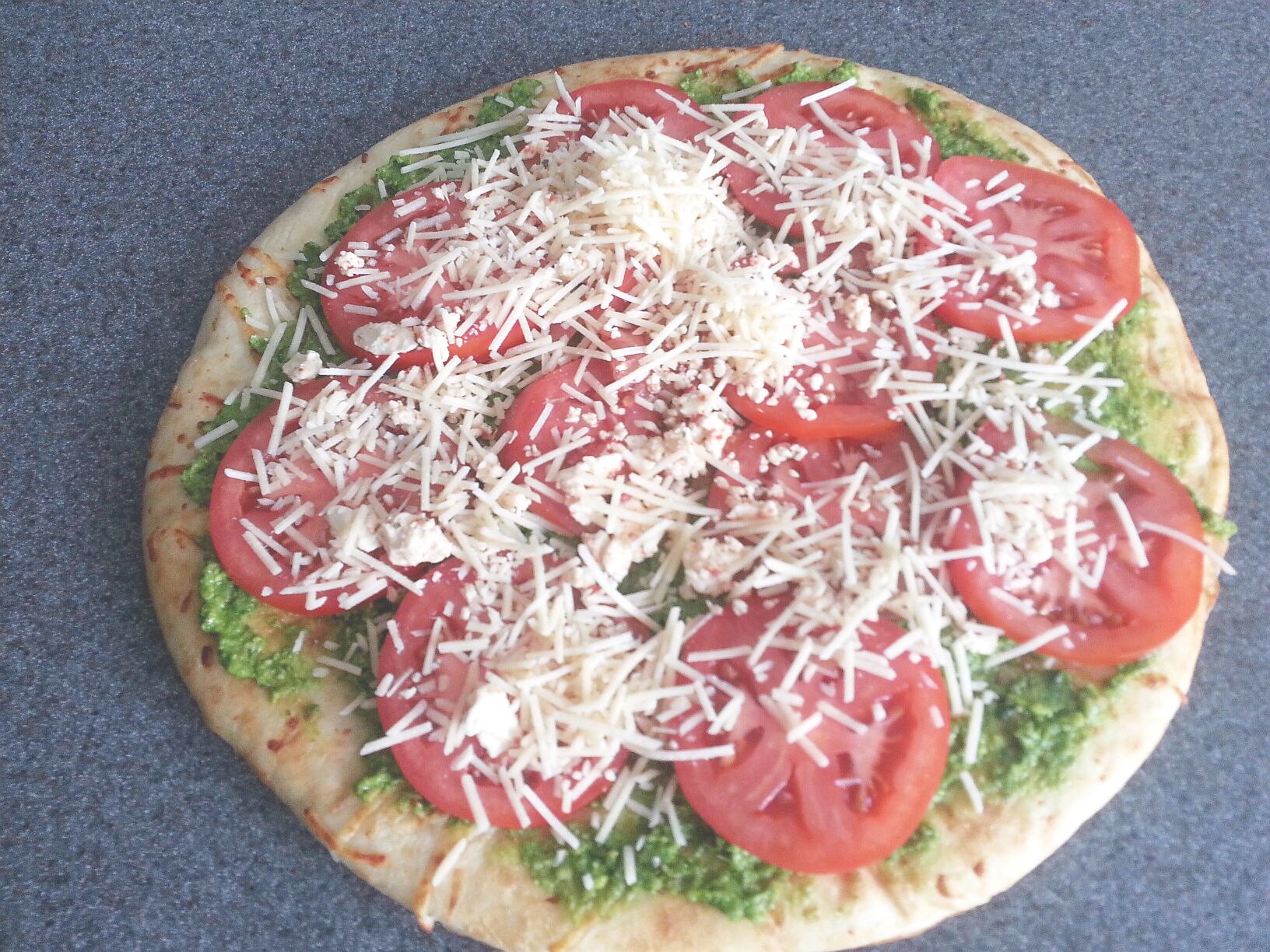 healthy pesto pizza recipe