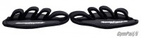 Leather Lifting Grips - 4 Finger Loop Backing
