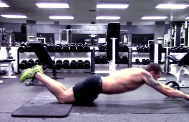 Barbell Rollout for V Shaped Abs