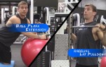 Training For Pull Ups ♠ Kneeling Lat Pull Down – Plank Extensions