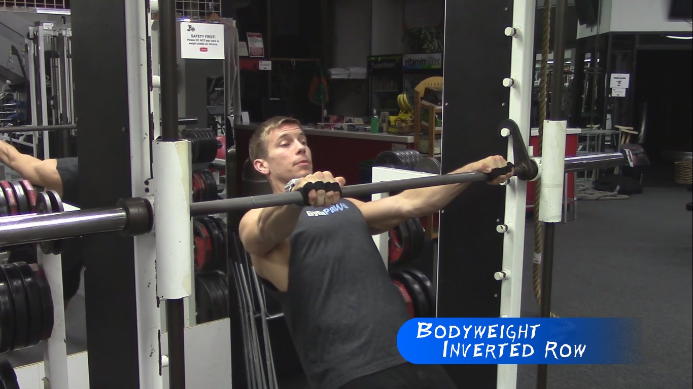 Bodyweight Inverted Row | Back Workout or Training For Pull Ups