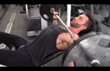 Barbell Incline With Bench Press Gloves