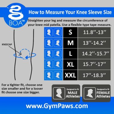 Compression Knee Sleeve Sizing