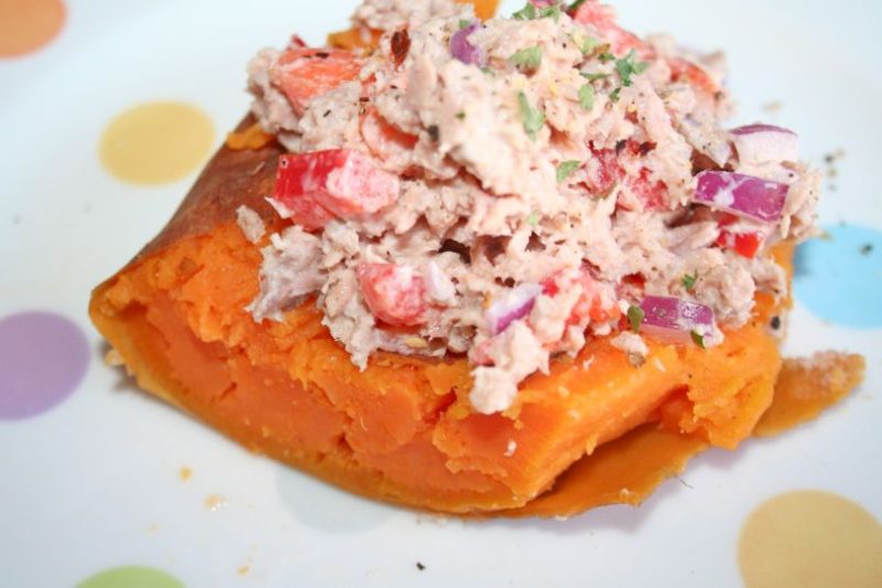 Healthy and Fast Sweet Potato Tuna Recipe