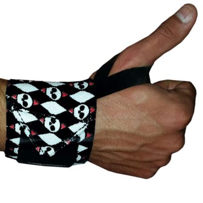 Skull Pattern Wrist Wrap Main